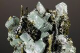 Epidote Crystals with Chlorite Included Adularia - Pakistan #175090-1